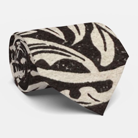 William Morris Daffodil Floral Wallpaper Stropdas (Opgerold)