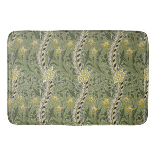 William Morris Daffodil Floral Yellow Badmat