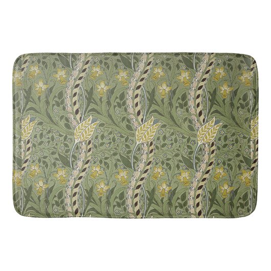 William Morris Daffodil Floral Yellow Badmat (Voorkant)