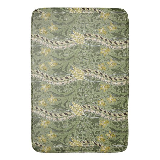  William Morris Daffodil Floral Yellow Badmat (Voorkant Verticaal)