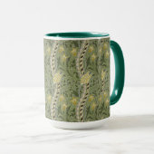 William Morris Daffodil Floral Yellow Mok (Voorkant rechts)