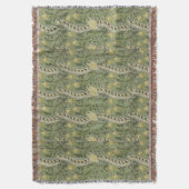  William Morris Daffodil Flowers Yellow Deken (Voorkant Verticaal)