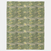  William Morris Daffodil Flowers Yellow Fleece Deken (Voorkant)