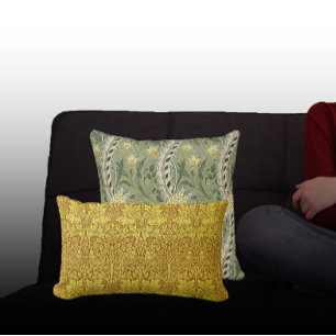  William Morris Daffodil Flowers Yellow Kussen