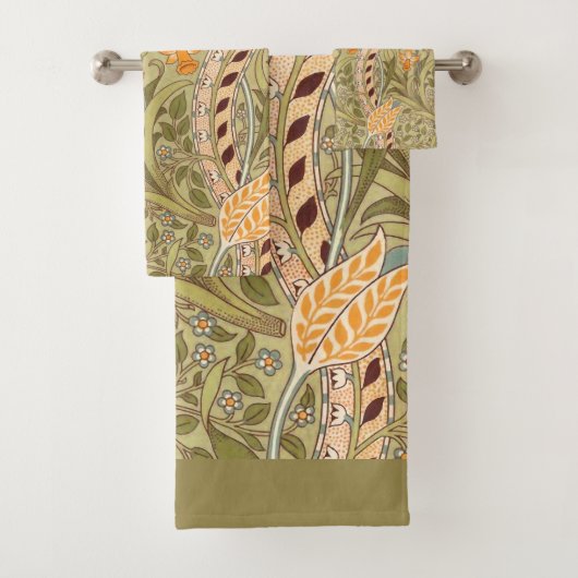 William Morris Daffodil Garden Flower Classic Bota Bad Handdoek (Insitu)