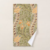 William Morris Daffodil Garden Flower Classic Bota Bad Handdoek (Handdoek)