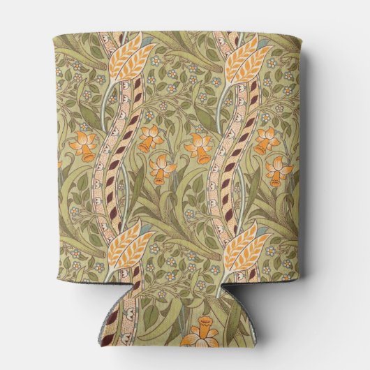 William Morris Daffodil Garden Flower Classic Bota Blikjeskoeler (Achterkant)