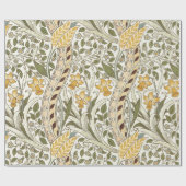 William Morris Daffodil Garden Flower Classic Bota Cadeaupapier (Vlak)