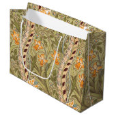 William Morris Daffodil Garden Flower Classic Bota Groot Cadeauzakje (Voorkant Gekanteld)