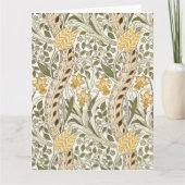 William Morris Daffodil Garden Flower Classic Bota Kaart (Voorkant)