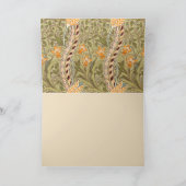 William Morris Daffodil Garden Flower Classic Bota Kaart (Binnen)