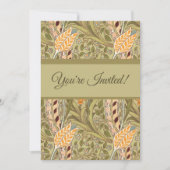 William Morris Daffodil Garden Flower Classic Bota Kaart (Voorkant)