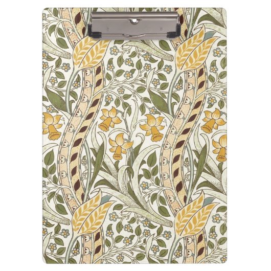 William Morris Daffodil Garden Flower Classic Bota Klembord (Voorkant)
