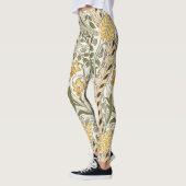 William Morris Daffodil Garden Flower Classic Bota Leggings (Links)