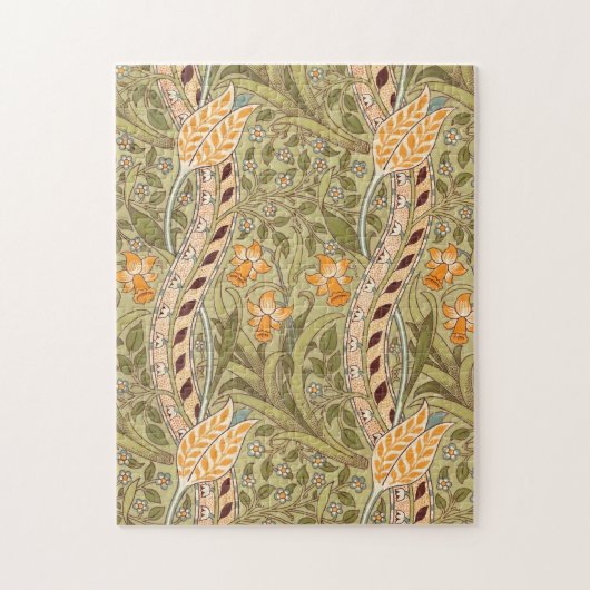 William Morris Daffodil Garden Flower Classic Bota Legpuzzel (Verticaal)