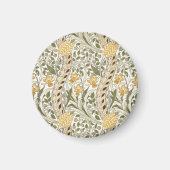 William Morris Daffodil Garden Flower Classic Bota Magneet (Voorkant)