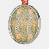 William Morris Daffodil Garden Flower Classic Bota Metalen Ornament (Links)