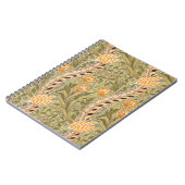 William Morris Daffodil Garden Flower Classic Bota Notitieboek (Linkerzijde)
