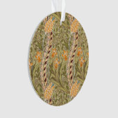 William Morris Daffodil Garden Flower Classic Bota Ornament (voorkant)
