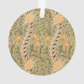 William Morris Daffodil Garden Flower Classic Bota Ornament (achterkant)