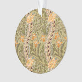 William Morris Daffodil Garden Flower Classic Bota Ornament (voorkant)