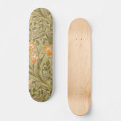 William Morris Daffodil Garden Flower Classic Bota Persoonlijk Skateboard (Voorkant)