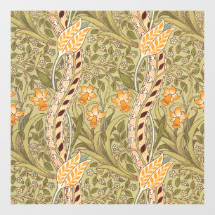 William Morris Daffodil Garden Flower Classic Bota Raamsticker