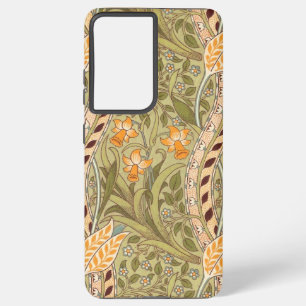 William Morris Daffodil Garden Flower Classic Bota Samsung Galaxy Hoesje