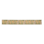 William Morris Daffodil Garden Flower Classic Bota Satijnen Lint (Voorkant)