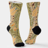 William Morris Daffodil Garden Flower Classic Bota Sokken (Gebogen)