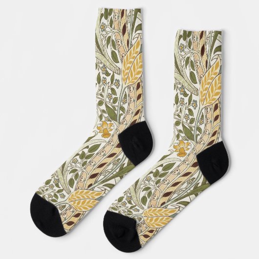 William Morris Daffodil Garden Flower Classic Bota Sokken (Links)