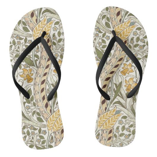 William Morris Daffodil Garden Flower Classic Bota Teenslippers (Voetbed)