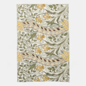 William Morris Daffodil Garden Flower Classic Bota Theedoek (Verticaal)
