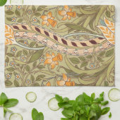 William Morris Daffodil Garden Flower Classic Bota Theedoek (Gevouwen)