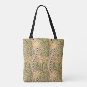 William Morris Daffodil Garden Flower Classic Bota Tote Bag (Achterkant)