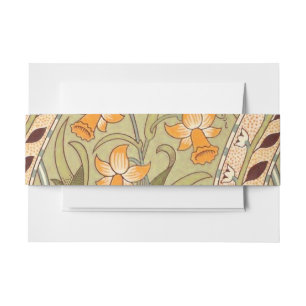 William Morris Daffodil Garden Flower Classic Bota Uitnodigingen Wikkel