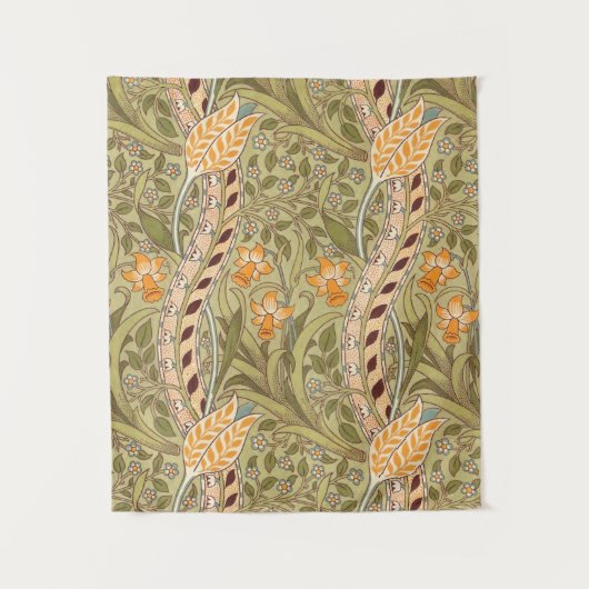 William Morris Daffodil Garden Flower Classic Bota Wandkleed (Voorkant)