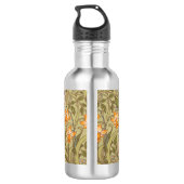 William Morris Daffodil Garden Flower Classic Bota Waterfles (Achterkant)