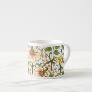 William Morris Daffodil Pattern Espresso Mokken