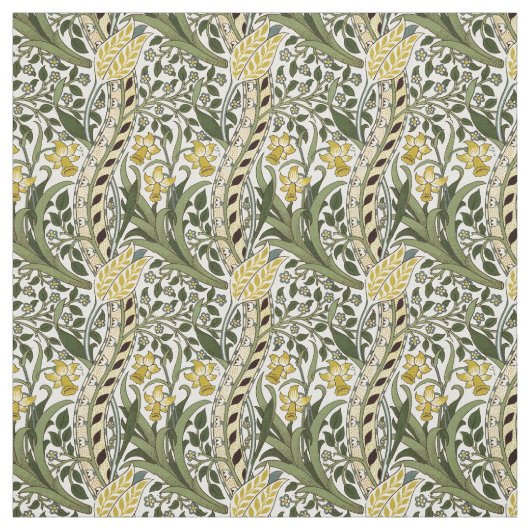 William Morris Daffodil  Pattern Stof (Swatch)