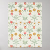 William Morris Daisy Classic Floral Elegance Poster (Voorkant)