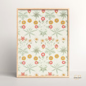 William Morris Daisy Classic Floral Elegance Poster