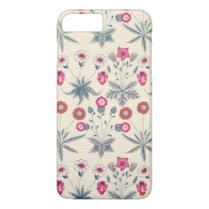 William Morris Daisy Floral Pattern Red Sinaasappe iPhone 8/7 Plus Hoesje