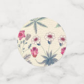 William Morris Daisy Floral Pattern Red Sinaasappe Confetti (Kleine voorkant)