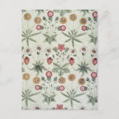 William Morris Daisy Floral Wallpaper Pattern Briefkaart (Voorkant)