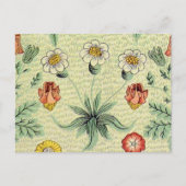 William Morris Daisy Floral Wallpaper Pattern Briefkaart (Voorkant)