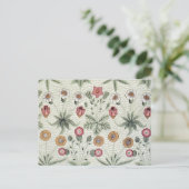William Morris Daisy Floral Wallpaper Pattern Briefkaart (Staand voorkant)
