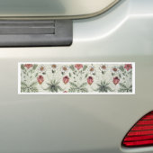 William Morris Daisy Floral Wallpaper Pattern Bumpersticker (Op auto)