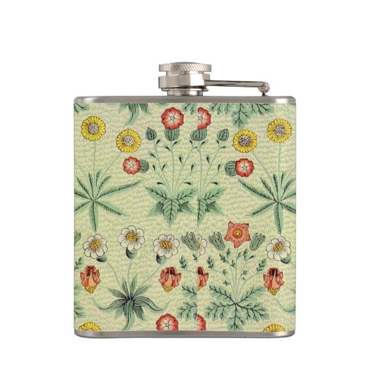 William Morris Daisy Floral Wallpaper Pattern Heupfles (Achterkant)