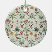 William Morris Daisy Floral Wallpaper Pattern Keramisch Ornament (Achterkant)